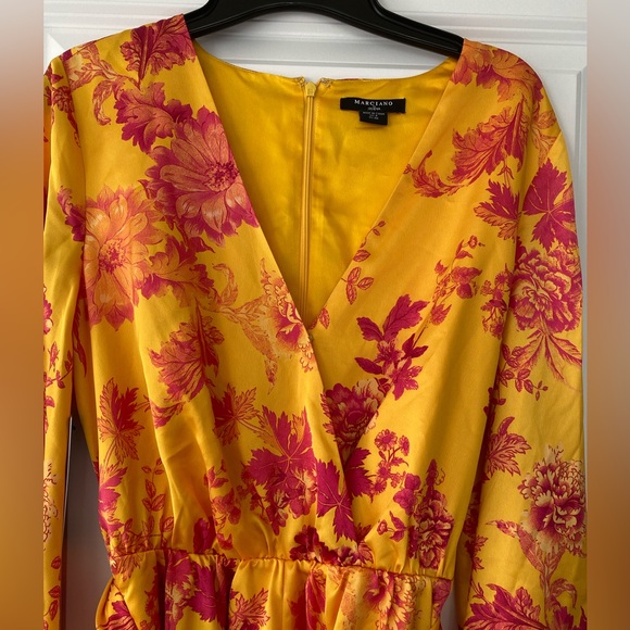 Marciano Silky V-neck Romper with Bell Sleeves - Size S - Picture 8 of 11